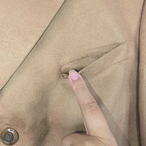 Luca Rossi Blazer Mens 40R Tan Camel Sport Coat Notch Lapel 3 Button Jacket - Picture 4 of 16